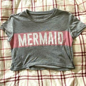 PacSun Mermaid Crop Tee